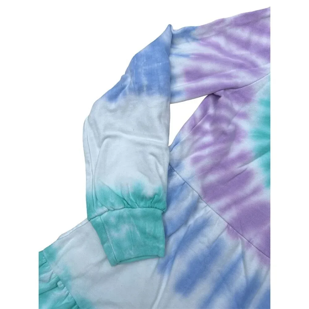 Style & Co PM Tie-Dye Tiered Dress M